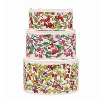 EMMA BRIDGEWATER BIRDS IN HEDGEROW CAKE TINS - SET OF 3