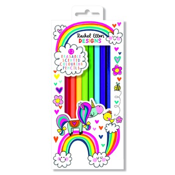 Rachel Ellen - Scented Colouring Pencils - Unicorns - Ecolpen02