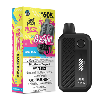 Flavour Beast Gushin' Beast Mode Max 3 60K - Blue Razz