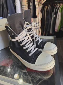 Rick Owen’s Drkshdw Rick Owens DRKSHDW Luxor High Black Pearl • Pre-Owned [7314] - view 3