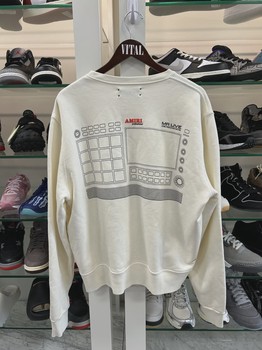 AMIRI "MA LIVE" Music Production Center Crewneck Sweatshirt • Pre-Owned [5597] - view 5