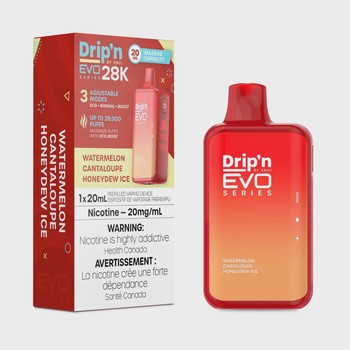 Drip'n by Envi EVO 28k - Watermelon Cantaloupe Honeydew lce