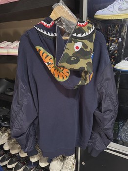 Bape Zip Up Blue Jacket 2XL • Pre-Owned [9357] - view 2