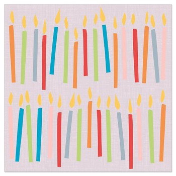 Artebene - Candles Brown Napkin - 133205
