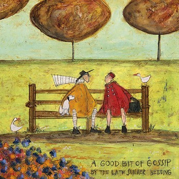 Art Press -A good bit of gossip by the late summer bedding - ST2238 (D) (D)