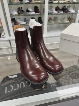 Maison Margiela bordeaux leather Chelsea boots • Brand New [7138] - view 6
