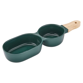 LADELLE 2 PART SERVE STICK - FOREST GREEN