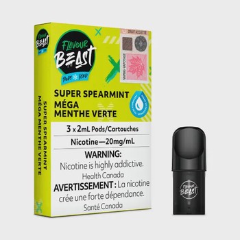 Flavour Beast Pods - Super Spearmint Iced (3 Pack)
