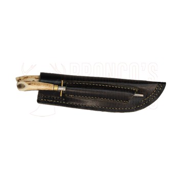 B K Knives 2 Piece Set 4.5"  Antler Handle