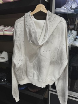 Vale Forever Classico Zip Up Hoodie White • Brand New [3218] - view 2