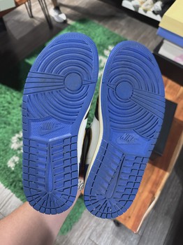 Air Jordan 1 Retro High Original SP Fragment  x Union LA Varsity Red Sport Royal Blue • Brand New [8386] - view 5