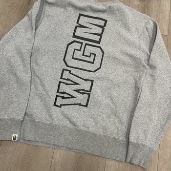 BAPE Big WGM Shark Emblem Wide Crewneck • Pre-Owned [5621] - view 2