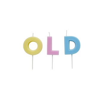 Hootyballoo - Pastel 'Old' Wax Candle - HBAF105