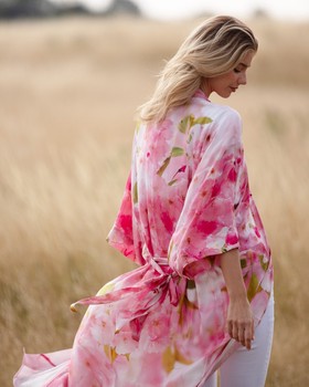 Cherry Blossom Lightweight Robe