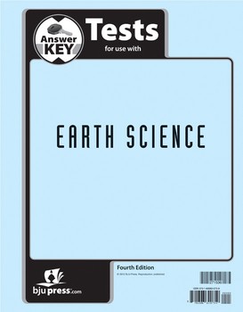 BJU EARTH SCIENCE ASMT ANS KEY 5TH ED