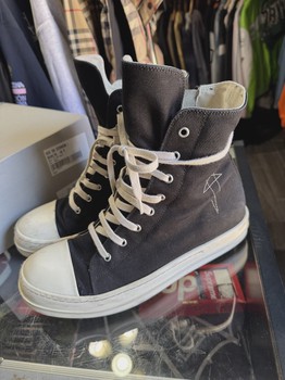 Rick Owen’s Drkshdw Rick Owens DRKSHDW Luxor High Black Pearl • Pre-Owned [7314] - view 4