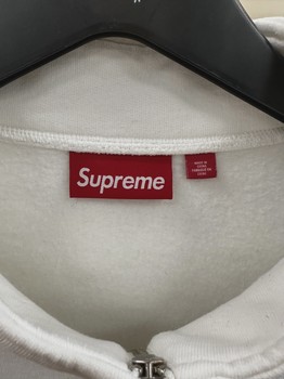 Supreme Mascots Zip Up Sweatshirt White • Pre-Owned [1560] - view 7