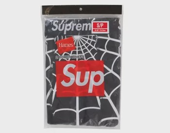 Supreme Hanes Spider-Man Boxer Briefs (2 Pack) Black • Brand New [5995] - view 3