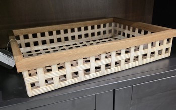 Decorative Woven Tray / Large