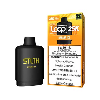 STLTH Loop 25K Pod Pack - Banana Ice