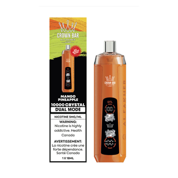 Al Fakher Crown Bar Crystal 10K Al Fakher Crown Bar Crystal 10K - Mango Pineapple