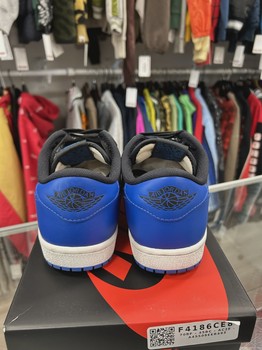 Air Jordan 1 Retro Low '85 Royal Blue • Pre-Owned [4498] - view 3