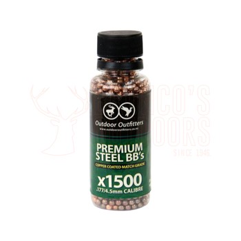 Outdoor Outfitters Premium Steel Copper Coated Match Grade BBs x1500