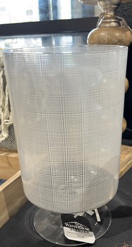 Glass Etched Hurricane - Large