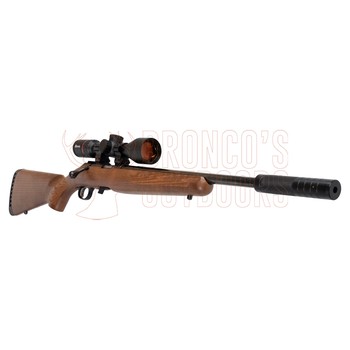 Ruger American .22LR Wood Package – Burris 3-12x42 & Suppressor
