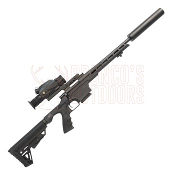Howa Mini 7.62x39 Blued HB 18" Threaded + EXCL Lite Chassis + Nocpix Slim L35 + Ghost Suppressor