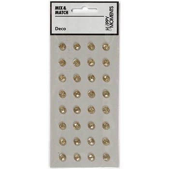 Creative Craft Rhinestones 8mm Gold
