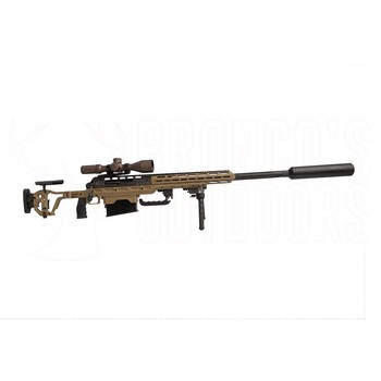 Victrix Corvo V Medium Flat Brown .50 BMG 27" + Oceania Defense 50 BMG Inconel Suppressor