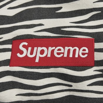 Supreme Box Logo Crewneck (FW22) Zebra • Pre-Owned [1614] - view 4