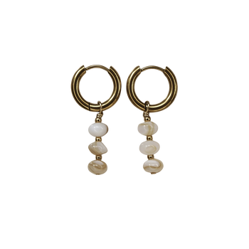 Isla Earrings White