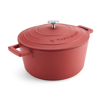MASTERCLASS NON STICK CASSEROLE - 20CM/2.5 LITRE - RED