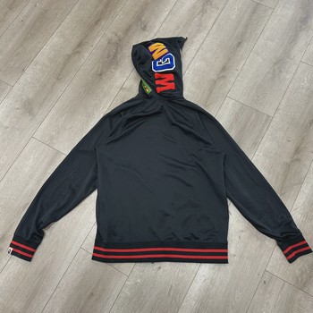 A Bathing Ape (BAPE) Black Jersey Shark Full-Zip Hoodie Track Jacket • Pre-Owned [4188] - view 8
