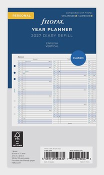 Filofax - Personal Year Planner vertical 2027 - 27-68402