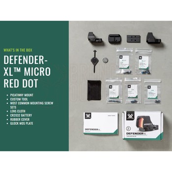 Vortex Defender-XL Red Dot 2 MOA