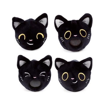 Puckator - Queasy Squeezies Magic Fortune Teller Lucky the Black Cat Plush Squeezy Toy - TY1123