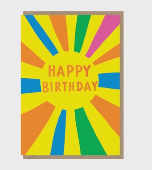 Earlybird - Birthday colourful sun - SUP93