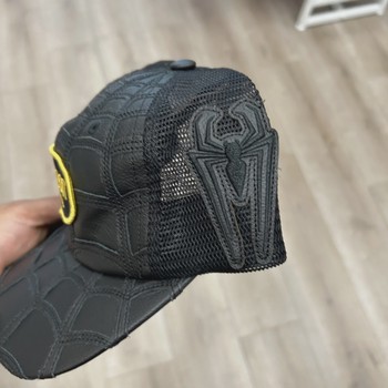 Supreme Vanson Leathers Spider-Man Mesh Back 6-Panel Hat • Pre-Owned [5721] - view 5