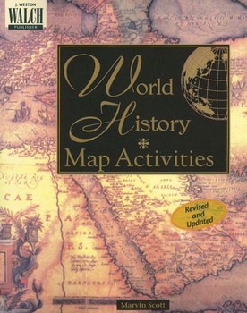 USED WORLD HISTORY MAP ACTIVITIES