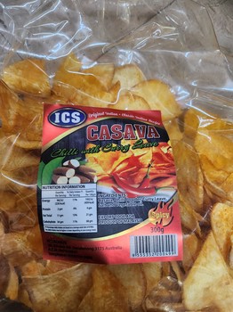 Ics Casava Chips Spicy 300g