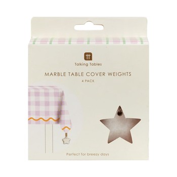 MARBLE TABLECLOTH WEIGHTS - PACK OF 4