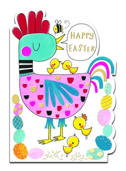 Rachel Ellen - Easter Cookie Cutters - Happy Easter/Chicken, Chicks & Eggs - Ecookie04