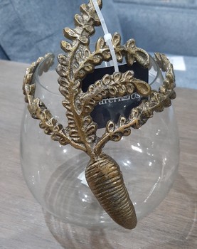 Gilded Carrot Vase 6.5" x 8"