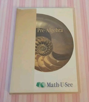 Math U See Pre-Algebra DVD only