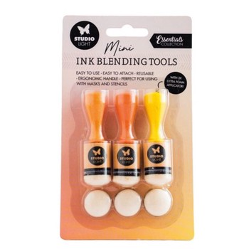 Mini Ink Blending Tool-1 Round (Mini Ink Blending Tool With Replacement  Foams) 
