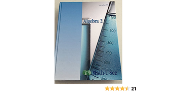 USED MATH U SEE ALGEBRA 2 TEACHER EDITION & DVD (2010)