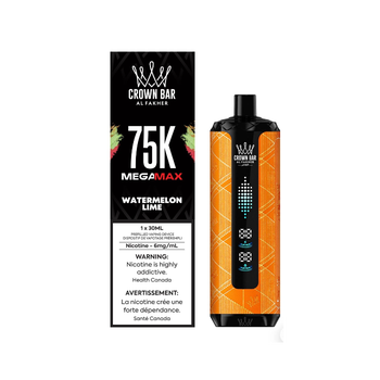 Al Fakher Crown Bar Mega Max 75K - Watermelon Lime